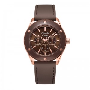 Alexandre Christie AC 2989 Rosegold Brown BFRRGBO